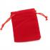 Вельветовый мешочек STUFF-PRO. 9x7 см. Красный