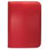Альбом для карт Ultra Pro — Vivid 4-Pocket Zippered PRO-Binder с 20 листами 2х2 Red